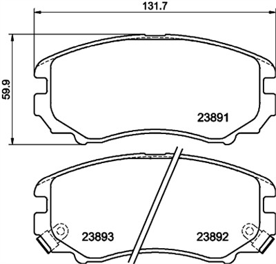 HELLA 8DB 355 010-991 Číslo výrobce: 23891. EAN: 4082300355307.