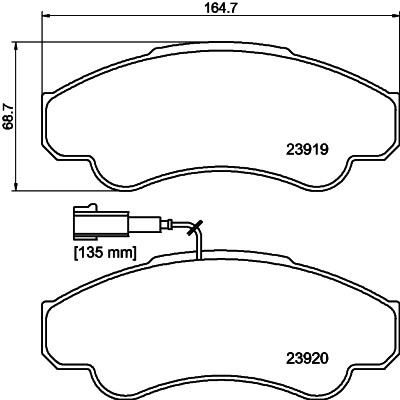 HELLA 8DB 355 010-401 Číslo výrobce: 23919. EAN: 4082300354713.