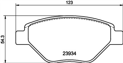 HELLA 8DB 355 010-551 Číslo výrobce: 23934. EAN: 4082300354867.