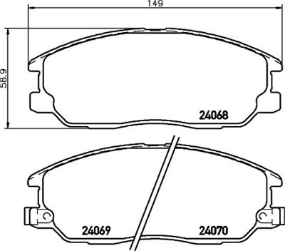 HELLA 8DB 355 010-451 Číslo výrobce: 24068. EAN: 4082300354768.