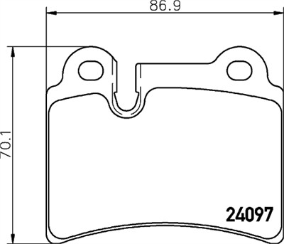 HELLA 8DB 355 011-861 Číslo výrobce: 24097. EAN: 4082300356175.