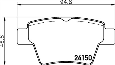 HELLA 8DB 355 011-821 Číslo výrobce: 24150. EAN: 4082300356137.