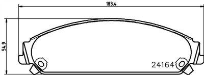 HELLA 8DB 355 011-891 Číslo výrobce: 24164. EAN: 4082300356205.