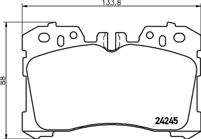 HELLA 8DB 355 006-661 Číslo výrobce: 24245. EAN: 4082300350975.