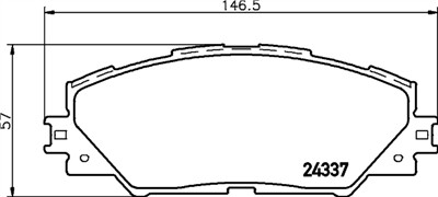 HELLA 8DB 355 006-871 Číslo výrobce: 24337. EAN: 4082300351187.