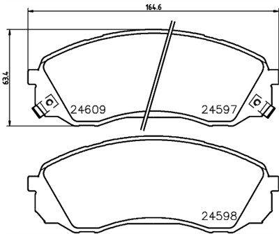 HELLA 8DB 355 013-541 Číslo výrobce: 24597. EAN: 4082300357851.