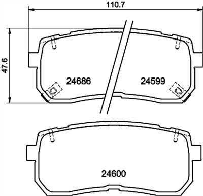 HELLA 8DB 355 023-231 Číslo výrobce: 24599. EAN: 4082300598124.