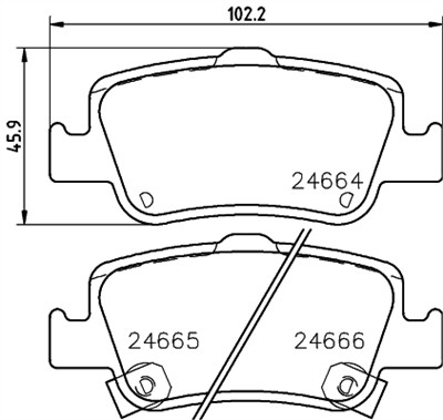 HELLA 8DB 355 013-571 Číslo výrobce: 24664. EAN: 4082300357882.