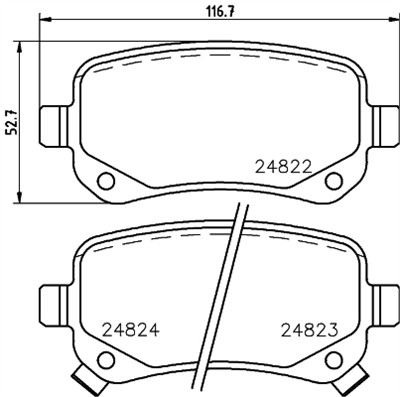 HELLA 8DB 355 014-331 Číslo výrobce: 24822. EAN: 4082300358643.