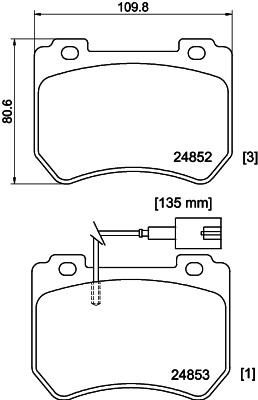 HELLA 8DB 355 014-651 Číslo výrobce: 24852. EAN: 4082300358964.