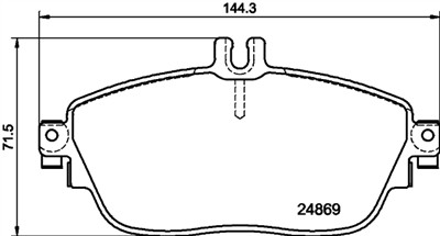 HELLA 8DB 355 019-721 Číslo výrobce: 24869. EAN: 4082300403534.