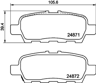 HELLA 8DB 355 014-561 Číslo výrobce: 24871. EAN: 4082300358872.