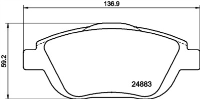 HELLA 8DB 355 014-551 Číslo výrobce: 24883. EAN: 4082300358865.