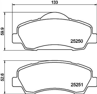 HELLA 8DB 355 020-771 Číslo výrobce: 25250. EAN: 4082300492422.