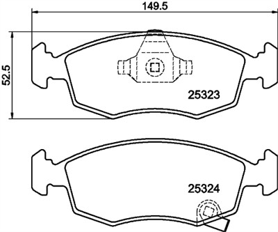 HELLA 8DB 355 016-231 Číslo výrobce: 25323. EAN: 4082300360547.