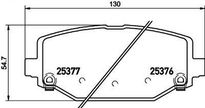 HELLA 8DB 355 020-311 Číslo výrobce: 25376. EAN: 4082300491968.