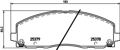HELLA 8DB 355 020-571 Číslo výrobce: 25378. EAN: 4082300492224.
