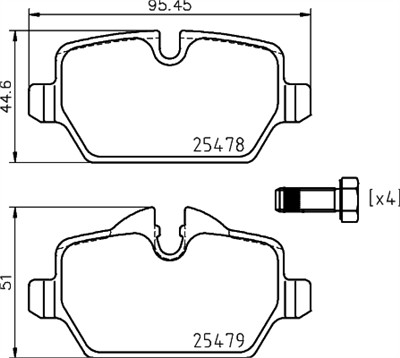 HELLA 8DB 355 020-111 Číslo výrobce: 25478. EAN: 4082300475722.