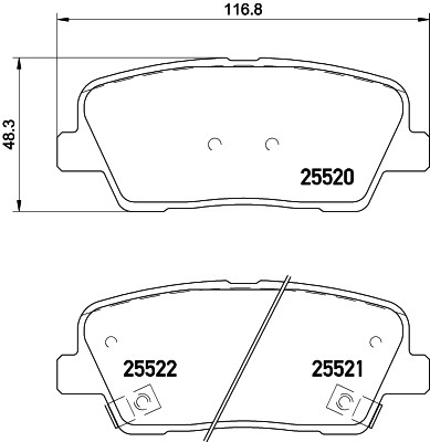 HELLA 8DB 355 020-101 Číslo výrobce: 25520. EAN: 4082300475715.