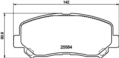 HELLA 8DB 355 021-981 Číslo výrobce: 25564. EAN: 4082300493634.