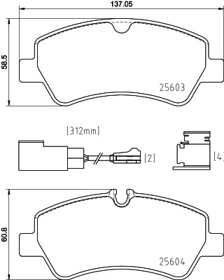 HELLA 8DB 355 025-161 Číslo výrobce: 25603. EAN: 4082300600056.