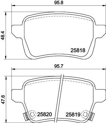 HELLA 8DB 355 036-431 Číslo výrobce: 25818. EAN: 4082300728354.