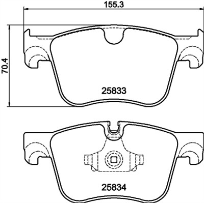 HELLA 8DB 355 020-981 Číslo výrobce: 25833. EAN: 4082300492637.