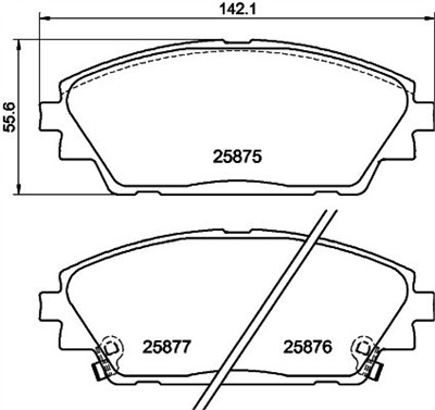 HELLA 8DB 355 021-421 Číslo výrobce: 25875. EAN: 4082300493078.