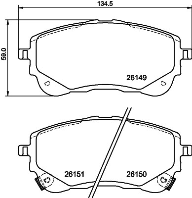 HELLA 8DB 355 040-191 Číslo výrobce: 26149. EAN: 4082300732115.