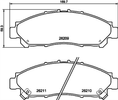HELLA 8DB 355 040-431 Číslo výrobce: 26209. EAN: 4082300732351.