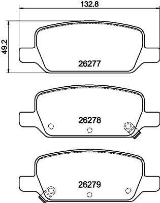 HELLA 8DB 355 040-951 Číslo výrobce: 26277. EAN: 4082300732870.