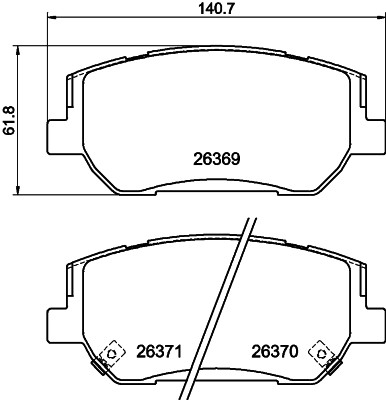 HELLA 8DB 355 046-181 Číslo výrobce: 26369. EAN: 4082300829907.