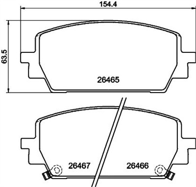 HELLA 8DB 355 044-331 Číslo výrobce: 26465. EAN: 4082300831757.