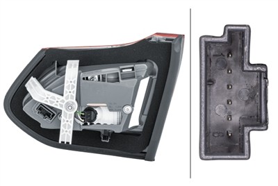 HELLA 2TZ 354 875-031 Číslo výrobce: E1 3614. EAN: 4082300850956.