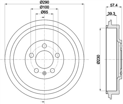 HELLA 8DT 355 300-421 Číslo výrobce: 61243. EAN: 4082300390346.