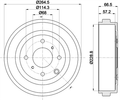HELLA 8DT 355 303-231 Číslo výrobce: 61467. EAN: 4082300606942.