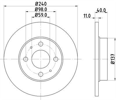 HELLA 8DD 355 103-151 Číslo výrobce: 50117PRO. EAN: 4082300367812.