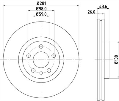 HELLA 8DD 355 104-451 Číslo výrobce: 50619PRO. EAN: 4082300369113.