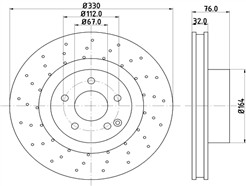 HELLA 8DD 355 127-461 PRO High Carbon