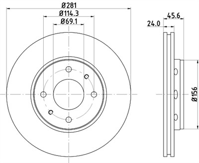 HELLA 8DD 355 107-031 Číslo výrobce: 50281PRO. EAN: 4082300371697.