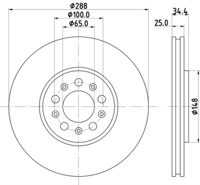 HELLA 8DD 355 127-581 Číslo výrobce: 50315PRO_HC. EAN: 4082300659375.
