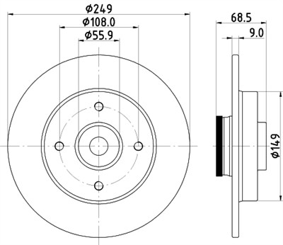 HELLA 8DD 355 123-291 Číslo výrobce: 54333PRO. EAN: 4082300603002.