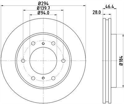 HELLA 8DD 355 115-731 Číslo výrobce: 54802PRO. EAN: 4082300380392.