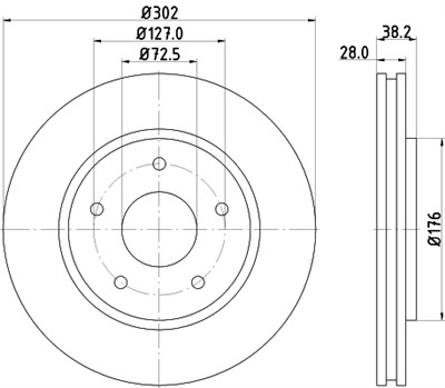 HELLA 8DD 355 115-841 Číslo výrobce: 54815PRO. EAN: 4082300380507.
