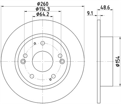 HELLA 8DD 355 117-091 Číslo výrobce: 55276PRO. EAN: 4082300381757.