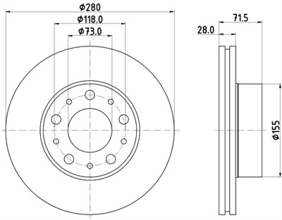 HELLA 8DD 355 125-421 Číslo výrobce: 55861PRO. EAN: 4082300640984.