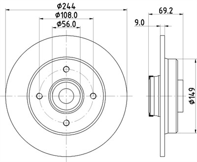 HELLA 8DD 355 132-161 Číslo výrobce: 56054PRO. EAN: 4082300735987.