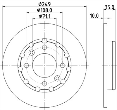 HELLA 8DD 355 133-571 Číslo výrobce: 56258PRO. EAN: 4082300737394.
