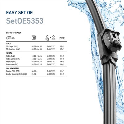 HELLA 9XW 358 164-021 Číslo výrobce: SetOE5353. EAN: 4082300809473.