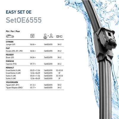 HELLA 9XW 358 164-141 Číslo výrobce: SetOE6555. EAN: 4082300809589.